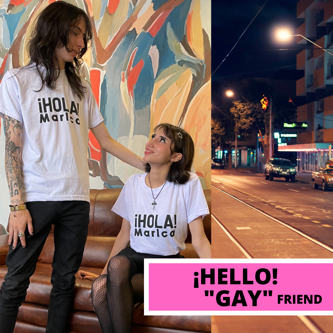 Camiseta Unisex HOLA MARICA