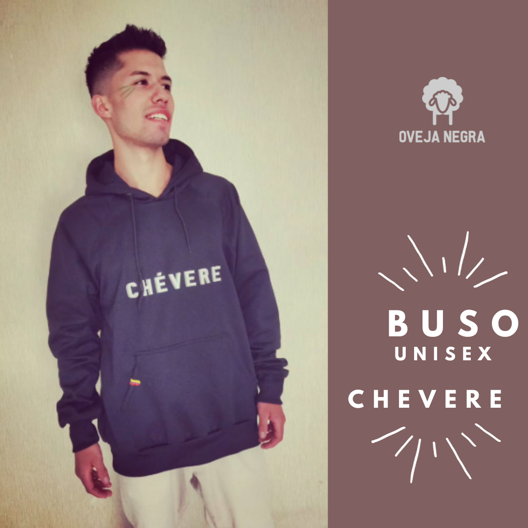 BUZO UNISEX NEGRO - CHEVERE