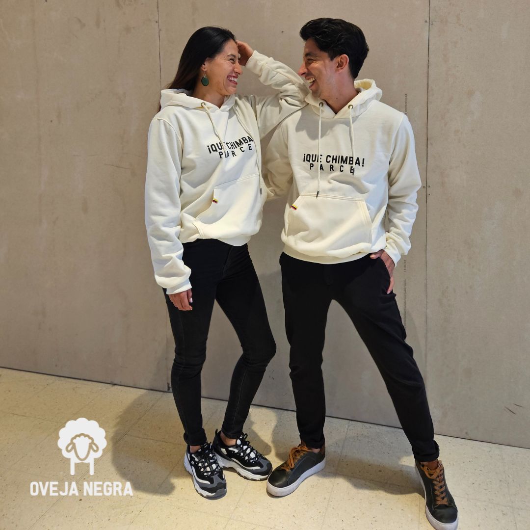 BUZO UNISEX MARFIL - QUE CHIMBA PARCE