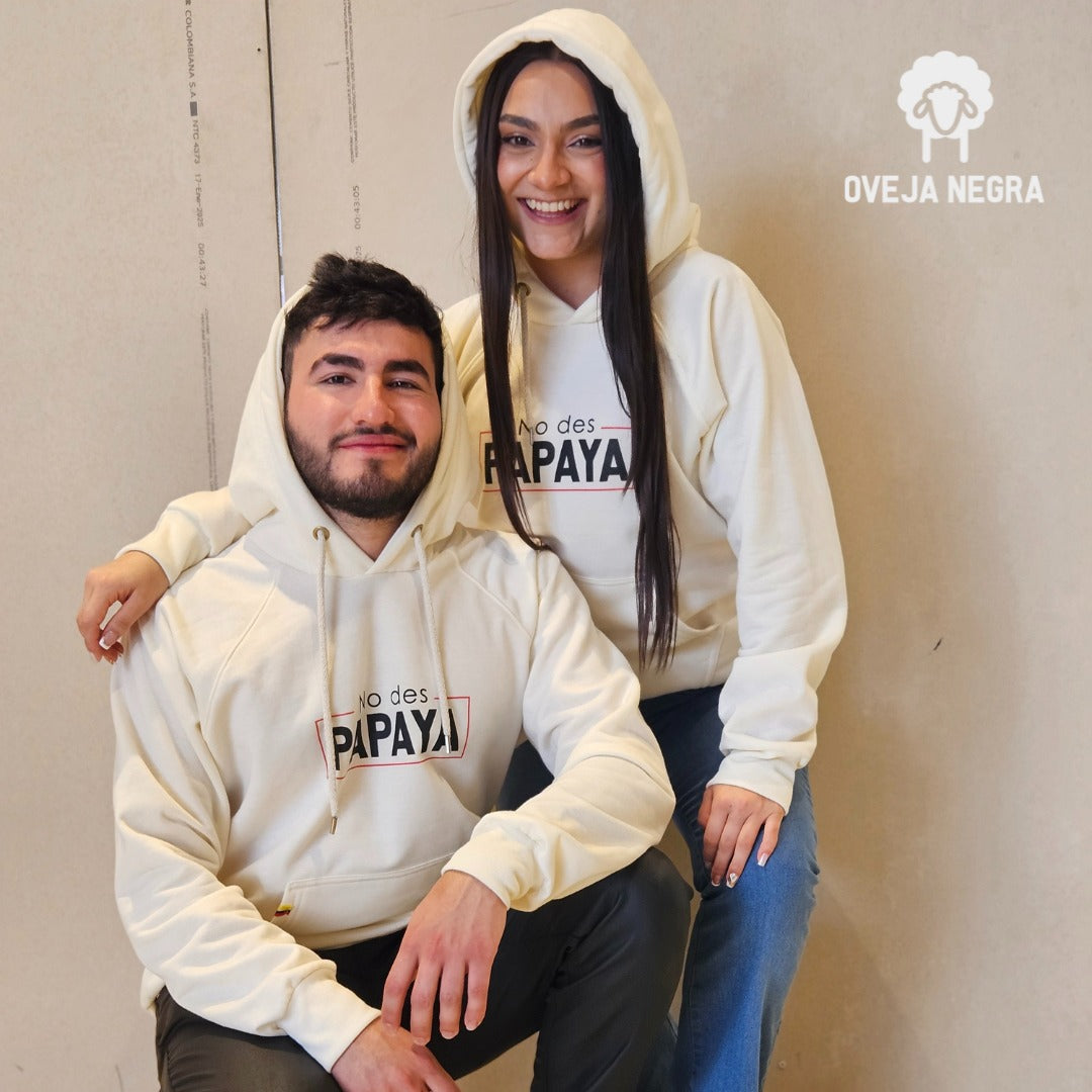 BUZO UNISEX MARFIL - NO DES PAPAYA