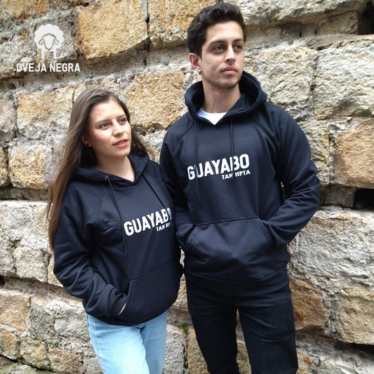 BUZO UNISEX NEGRO - GUAYABO TAN HPTA