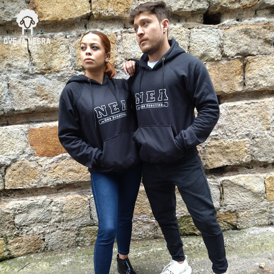 BUZO UNISEX NEGRO - NEA QUE GONORREA