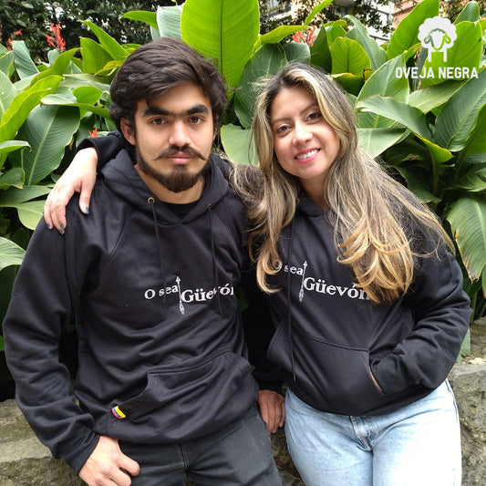 BUZO UNISEX NEGRO - O SEA GUEVON