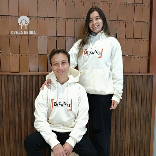 BUZO UNISEX MARFIL - QUE BACANO
