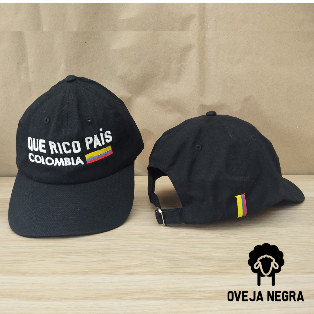 Gorra Bordada  - QUE RICO PAÍS COLOMBIA