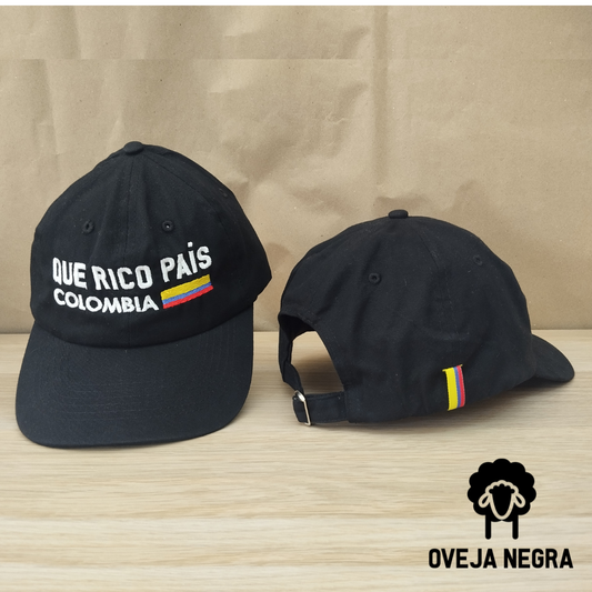 Gorra Bordada  - QUE RICO PAÍS COLOMBIA