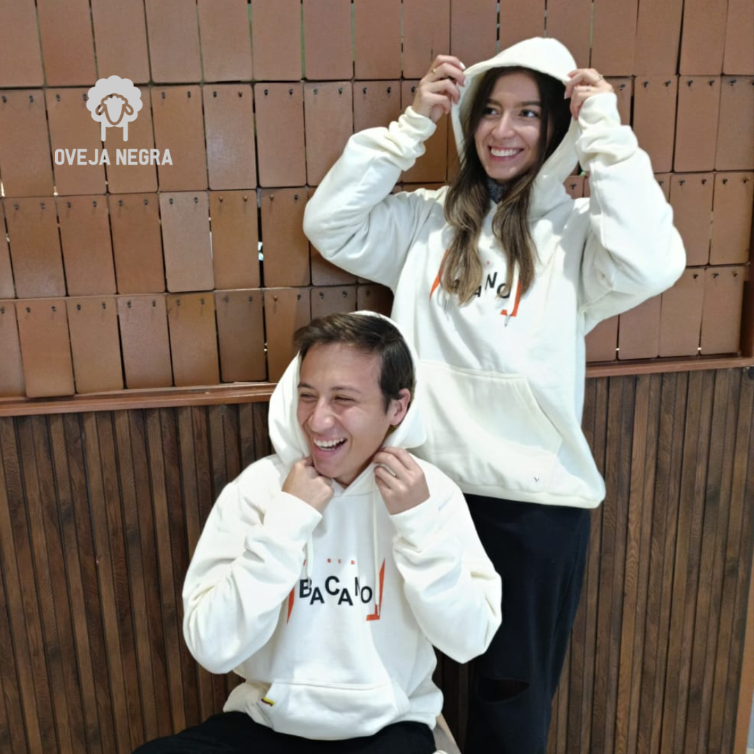 BUZO UNISEX MARFIL - QUE BACANO
