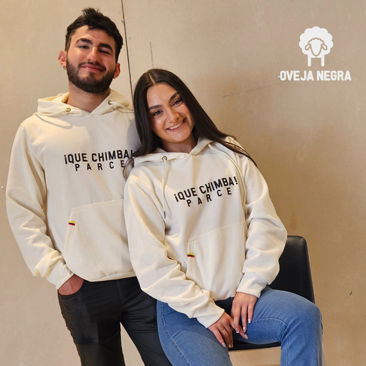 BUZO UNISEX MARFIL - QUE CHIMBA PARCE