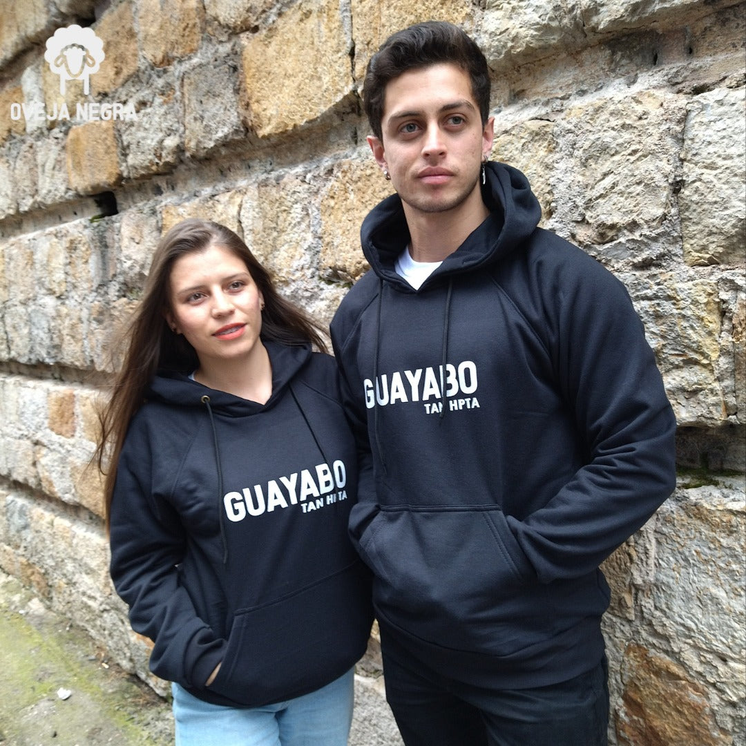 BUZO UNISEX NEGRO - GUAYABO TAN HPTA